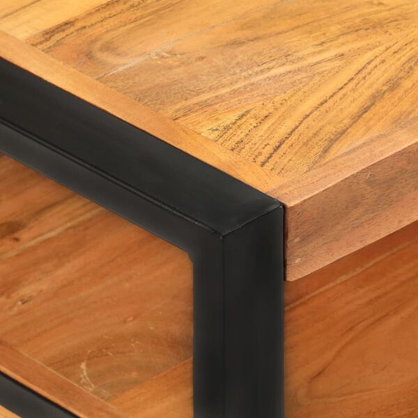 vidaXL Τραπεζάκι Σαλονιού 120 x 60 x 40 εκ. Μασίφ Ξύλο Ακακίας