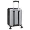 vidaXL Βαλίτσα με κλειδαριά Ασημί 34 x 23 x 55.5 εκ. ΑΒΣ Πλαστικό