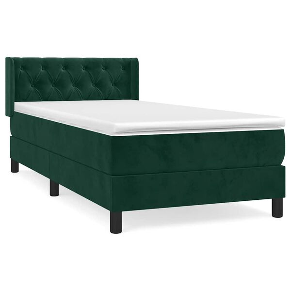 vidaXL &Kappa;&rho;&epsilon;&beta;ά&tau;&iota; Boxspring &mu;&epsilon; &Sigma;&tau;&rho;ώ&mu;&alpha; &Sigma;&kappa;&omicron;ύ&rho;&omicron; &Pi;&rho;ά&sigma;&iota;&nu;&omicron; 80x200 &epsilon;&kappa;. &Beta;&epsilon;&lambda;&omicron;ύ&delta;&iota;&nu;&omicron;