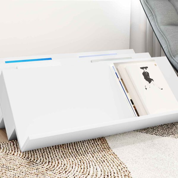 vidaXL &Rho;ά&phi;&iota; &Pi;&epsilon;&rho;&iota;&omicron;&delta;&iota;&kappa;ώ&nu; &Lambda;&epsilon;&upsilon;&kappa;ό 90 x 53 x 28,5 &epsilon;&kappa; &Epsilon;&pi;&epsilon;&xi;&epsilon;&rho;&gamma;&alpha;&sigma;&mu;έ&nu;&omicron; &xi;ύ&lambda;&omicron;