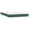 vidaXL &Kappa;&rho;&epsilon;&beta;ά&tau;&iota; Boxspring &mu;&epsilon; &Sigma;&tau;&rho;ώ&mu;&alpha; & LED &sigma;&kappa;&omicron;ύ&rho;&omicron; &pi;&rho;ά&sigma;&iota;&nu;&omicron; 160x220cm &Beta;&epsilon;&lambda;&omicron;ύ&delta;&iota;&nu;&omicron;