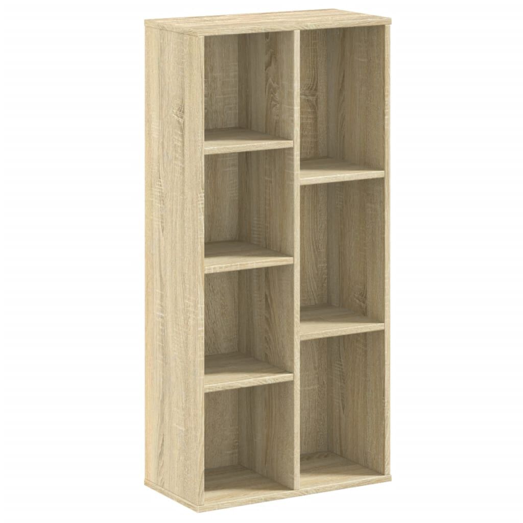 vidaXL Βιβλιοθήκη Sonoma Δρυς 50x25x105 εκ. από Επεξεργασμένο Ξύλο