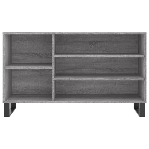 vidaXL Παπουτσοθήκη Γκρι Sonoma 102x36x60 εκ. από Επεξεργασμένο Ξύλο