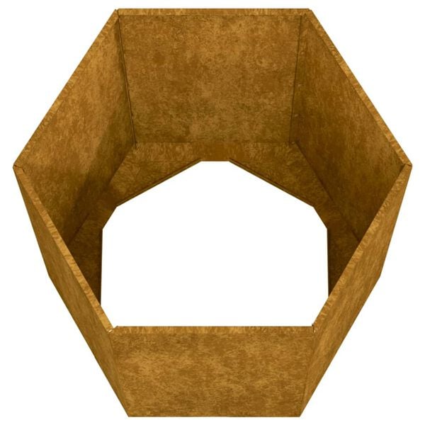 vidaXL Ζαρντινιέρα Σκουρ. 40 x 40 x 45 εκ. Ατσάλι Σκληρυθέν στον Αέρα
