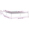 vidaXL Πλαίσιο Κρεβατιού 150 x 200 εκ. Μασίφ Ξύλο King Size