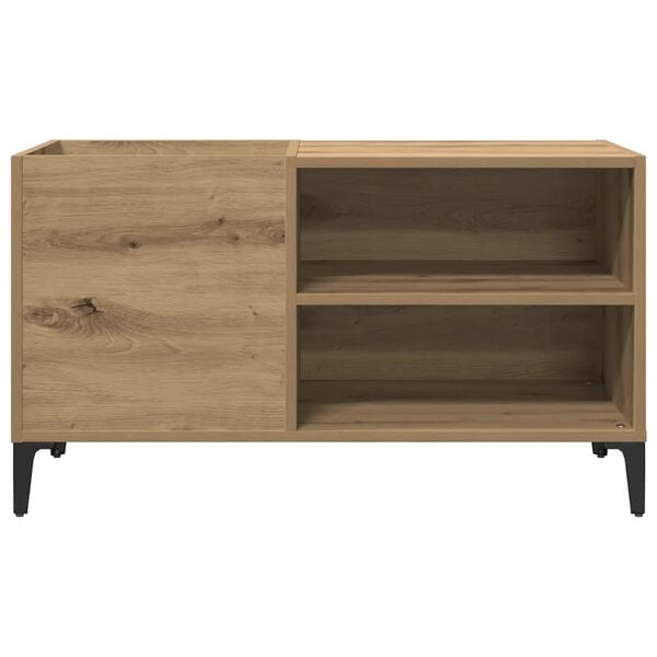 ντουλάπι δίσκων vidaXL Δρυς τεχνίτης 84,5x38x48 cm Κατασκευασμένο ξύλο