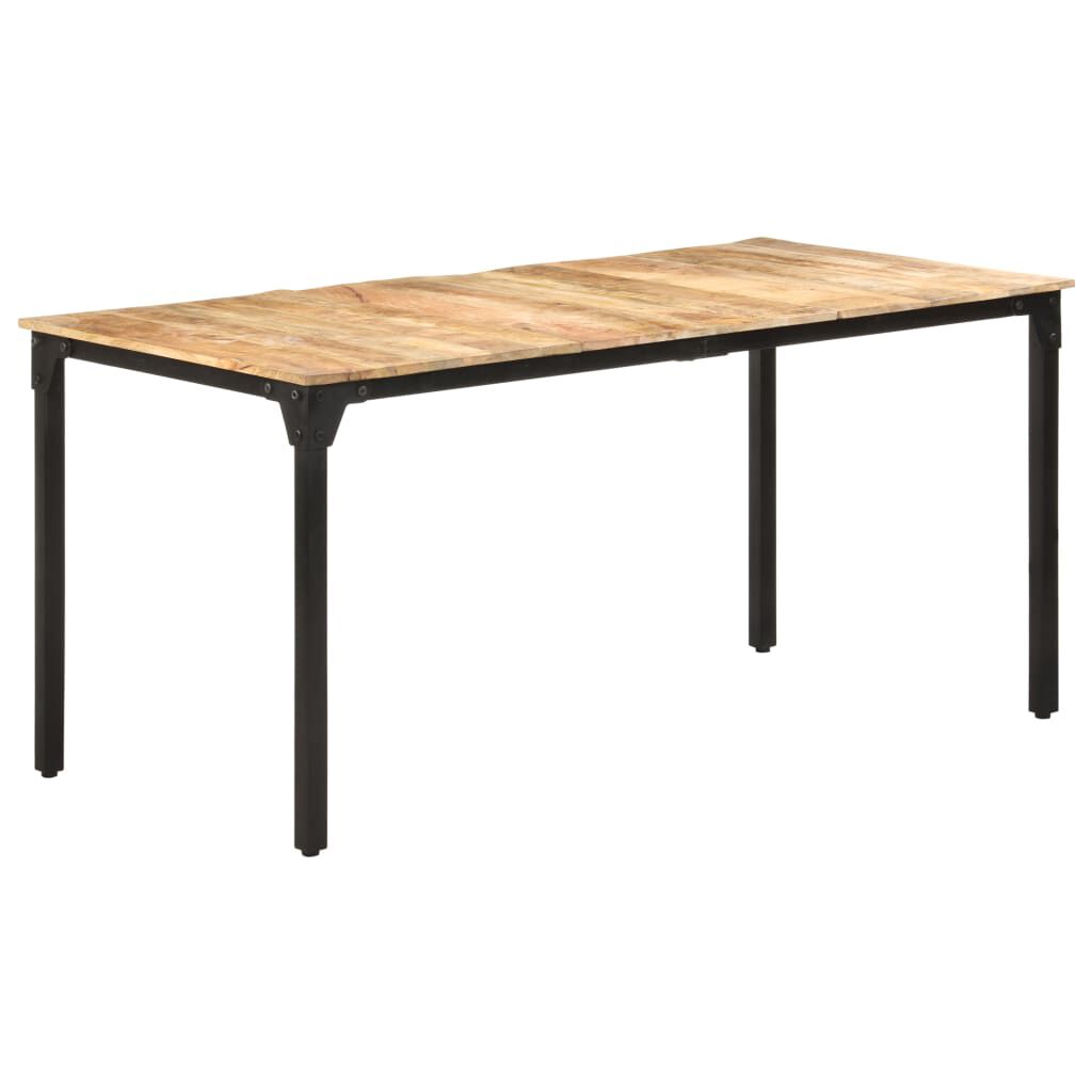 vidaXL Τραπεζαρία 160 x 80 x 76 εκ. από Ακατέργαστο Ξύλο Μάνγκο