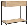 vidaXL Τραπέζι Κονσόλα Sonoma Δρυς 75x34,5x75 εκ. Επεξεργασμένο Ξύλο
