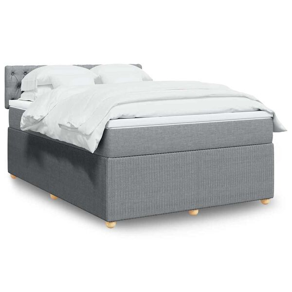 vidaXL &Kappa;&rho;&epsilon;&beta;ά&tau;&iota; Boxspring &mu;&epsilon; &Sigma;&tau;&rho;ώ&mu;&alpha; &Alpha;&nu;. &Pi;&rho;ά&sigma;&iota;&nu;&omicron; 160x200&epsilon;&kappa; &Upsilon;&phi;&alpha;&sigma;&mu;ά&tau;&iota;&nu;&omicron;
