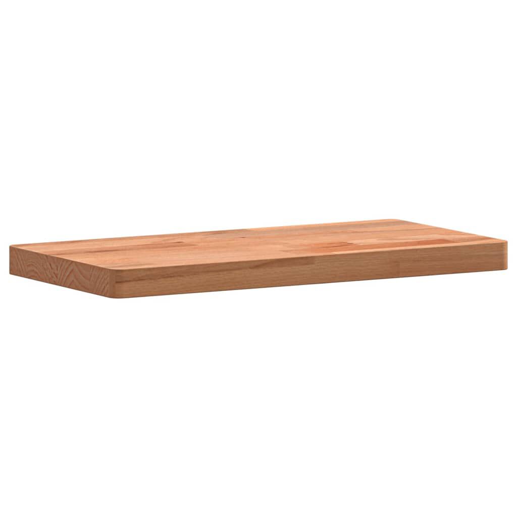 vidaXL Ράφι Τοίχου 40x20x2,5 εκ. από Μασίφ Ξύλο Οξιάς