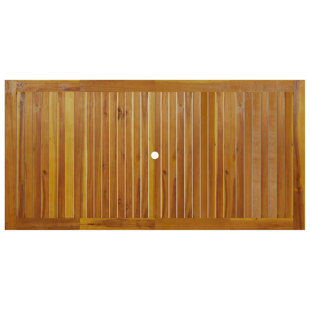vidaXL Τραπέζι Κήπου 200 x 100 x 74 εκ. από Μασίφ Ξύλο Ακακίας