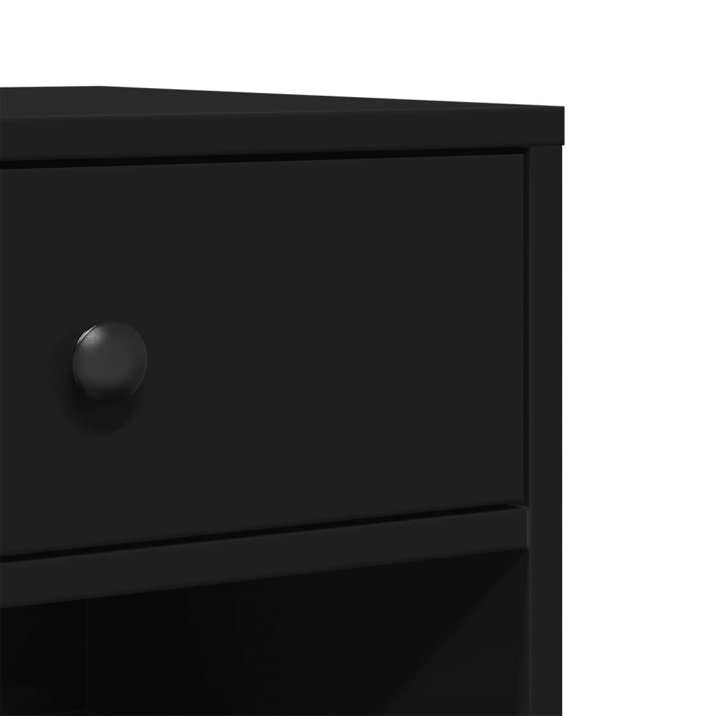vidaXL Βάση Εκτυπωτή με Ρόδες Μαύρο 60x40x68,5 εκ.