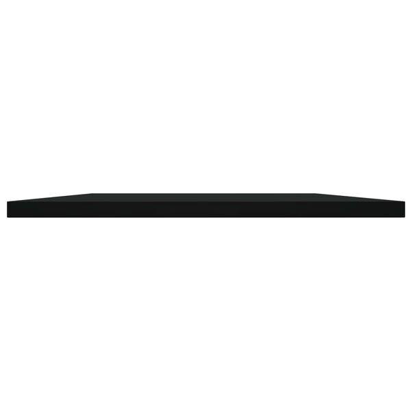 vidaXL Ράφια Βιβλιοθήκης 4 τεμ. Μαύρα 100x40x1,5 εκ. από Μοριοσανίδα
