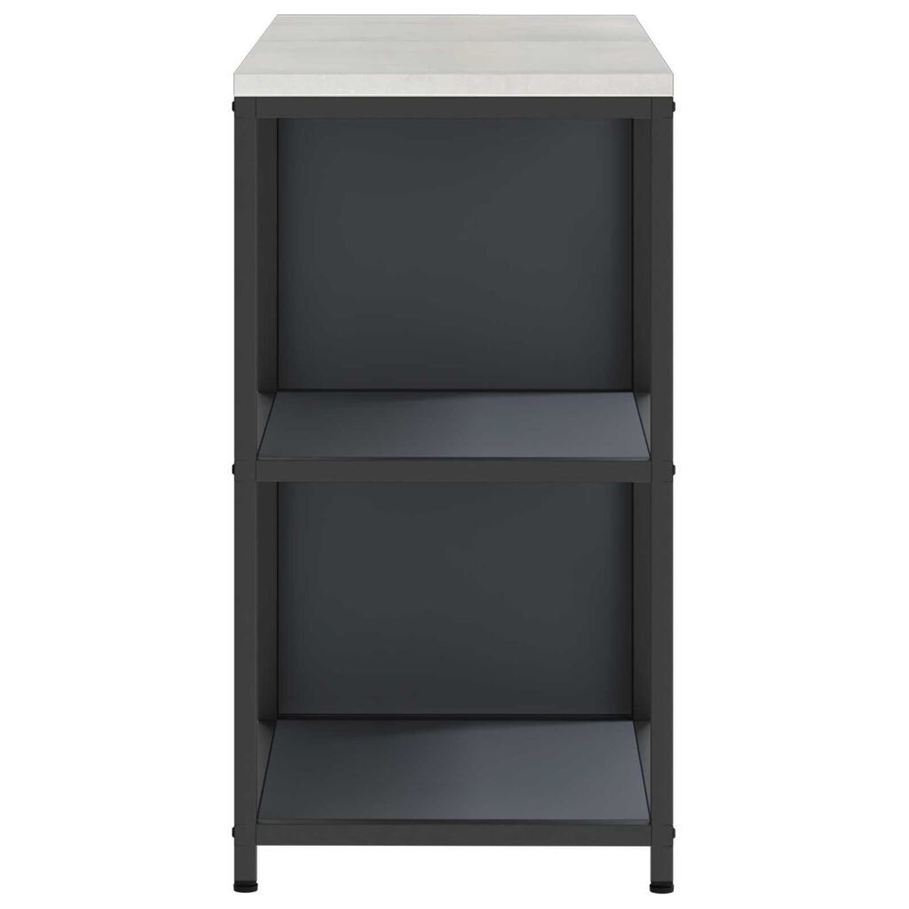 vidaXL Σετ Αποθήκευσης Κουζίνας 2 pcs Ανθρακί 120 x 50 x 92 εκ.