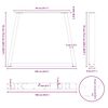 vidaXL Πόδια Τραπεζαρίας Σχήματος V 2 τεμ. Μαύρο 100x (72-73,3) εκ. Ατσάλι