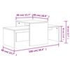 vidaXL Σετ Τραπεζάκια Σαλονιού Sonoma Δρυς 100x48x40 εκ. Επεξ. Ξύλο
