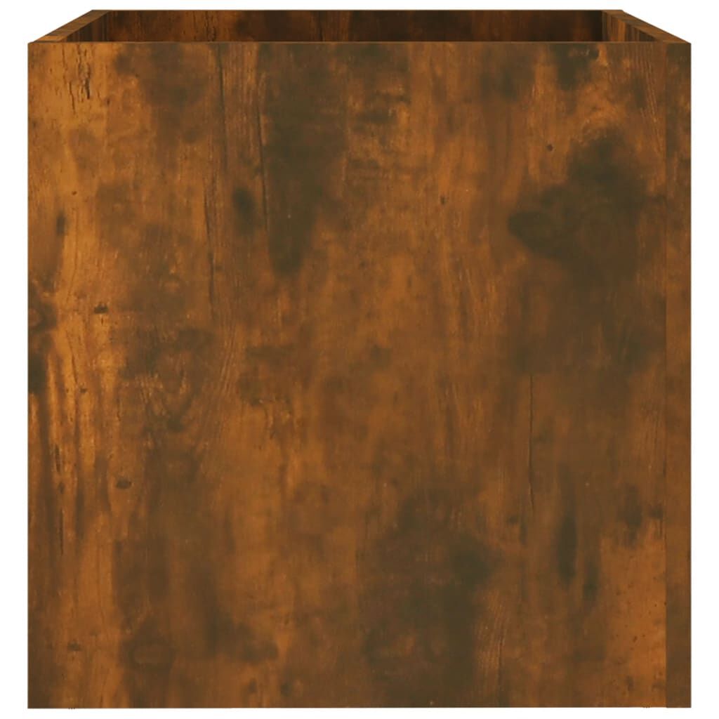 vidaXL Ζαρντινιέρα Καπνιστή δρυς 40x40x40 εκ. από Επεξεργασμένο Ξύλο