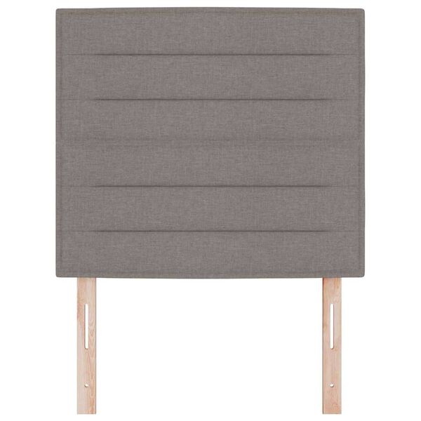 vidaXL Κεφαλάρι με κεφαλάρι Taupe 100 cm ύφασμα
