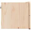 vidaXL Κομοδίνο με συρτάρι Καφέ 39 x 34 x 33 εκ. Μασίφ ξύλο πεύκου