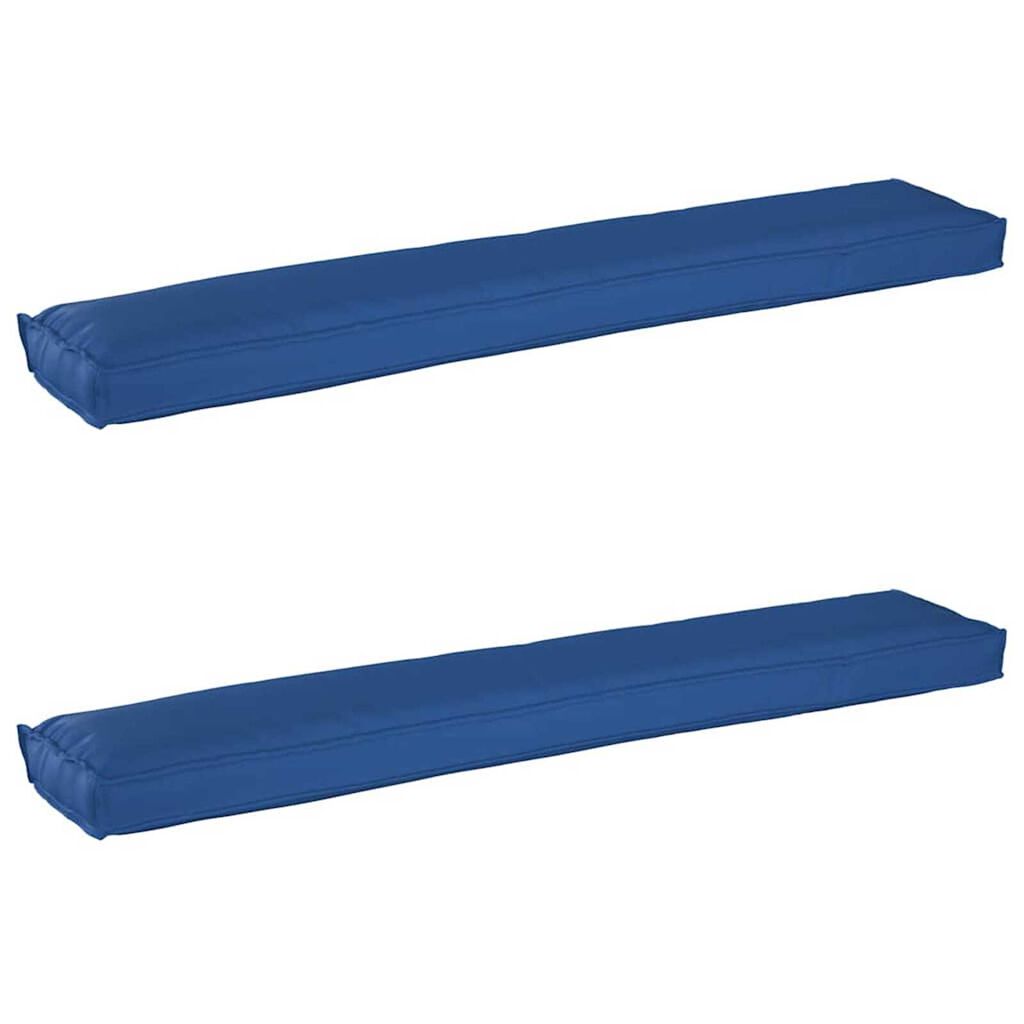 vidaXL Σετ Μαξιλαριών Πάγου 2 pcs Μπλε Ρουά 200 x 40 x 8 εκ.