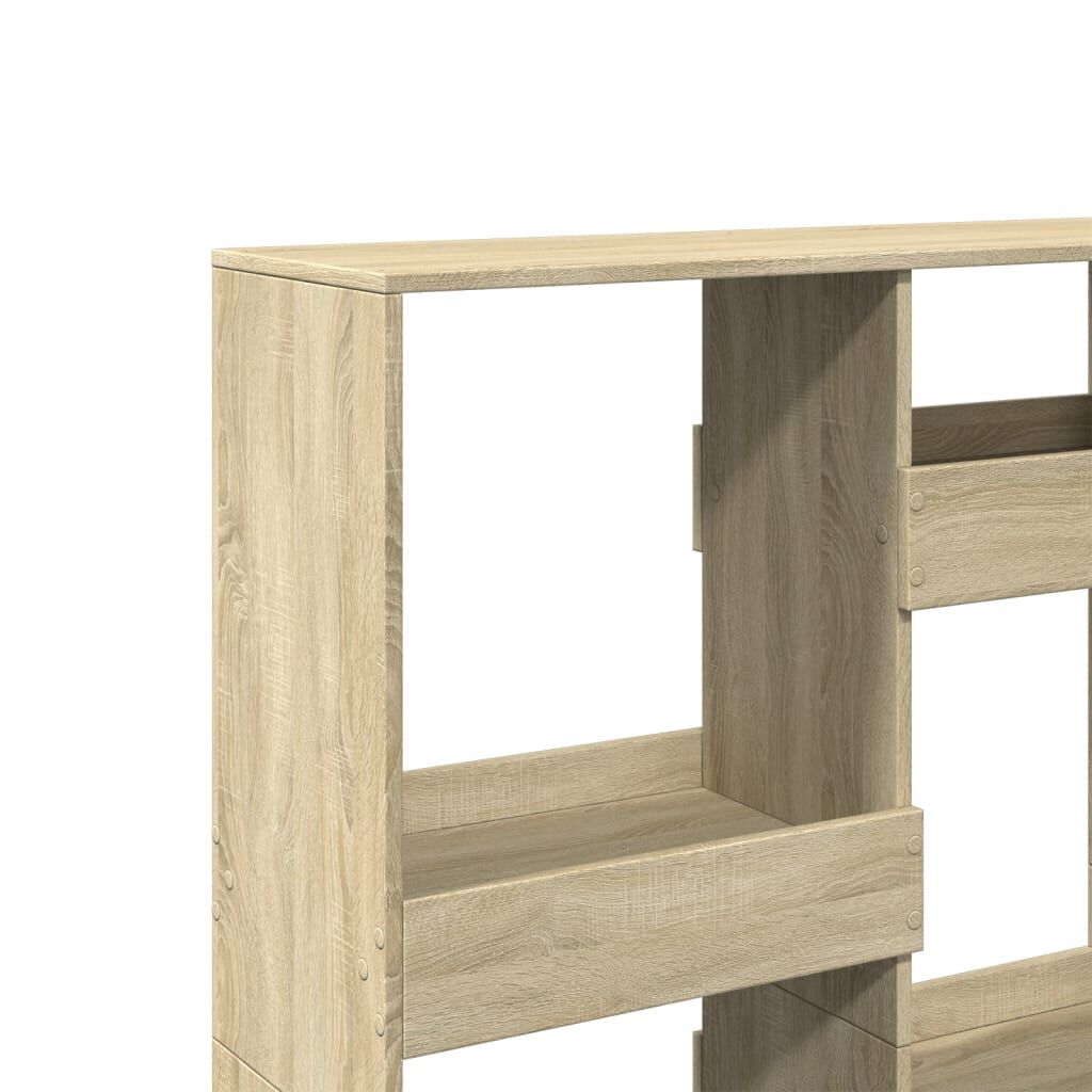 vidaXL Βιβλιοθήκη/Διαχωριστικό Χώρου Δρυς 100x33x135 εκ. Επεξ. Ξύλο