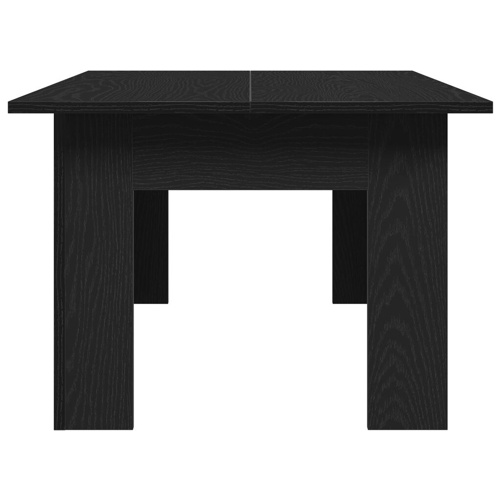 vidaXL Τραπεζάκι Σαλονιού Μαύρο Δρυς 100x60x42 εκ Επεξεργασμένο Ξύλο