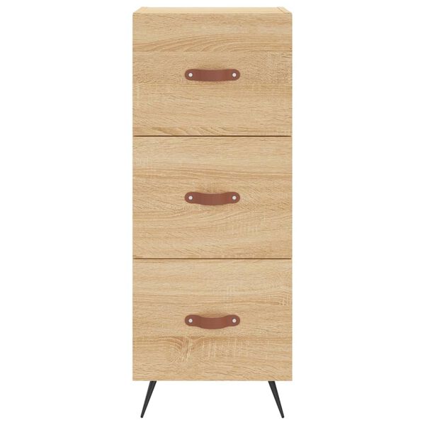 vidaXL Ντουλάπι Sonoma Δρυς 34,5x34x90 εκ. από Επεξεργασμένο Ξύλο