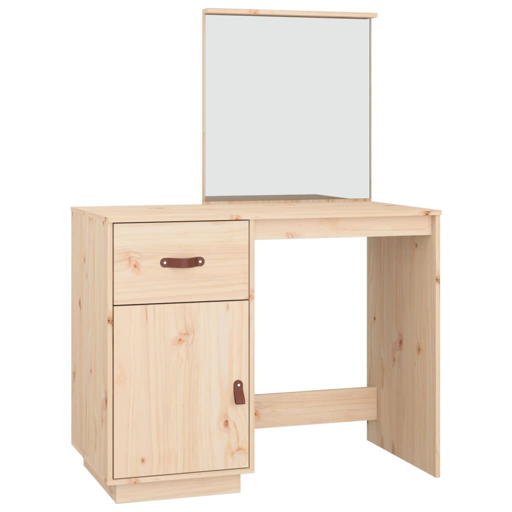 vidaXL Μπουντουάρ 95x50x134 εκ. Μασίφ Ξύλο Πεύκου