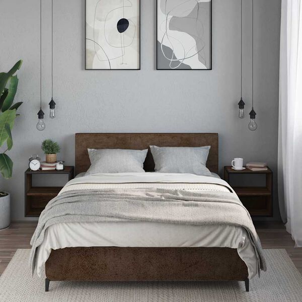 vidaXL &Epsilon;&pi;ί&tau;&omicron;&iota;&chi;&alpha; &kappa;&omicron;&mu;&omicron;&delta;ί&nu;&alpha; 2 &tau;&epsilon;&mu;ά&chi;&iota;&alpha; &kappa;&alpha;&phi;έ &delta;&rho;&upsilon;&sigmaf; 40x31x39,5 cm