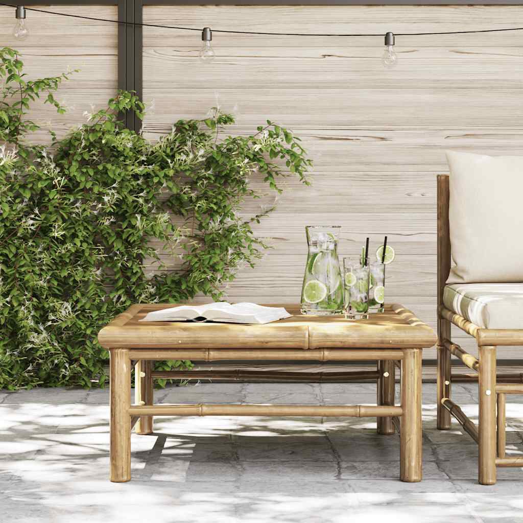 vidaXL Τραπέζι Κήπου 65 x 65 x 30 εκ. από Μπαμπού