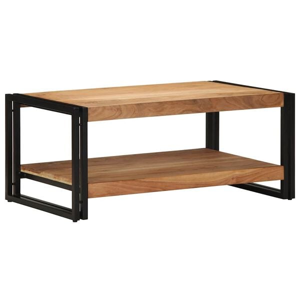 vidaXL Τραπεζάκι σαλονιού 90x50x38 cm μασίφ ξύλο ακακίας