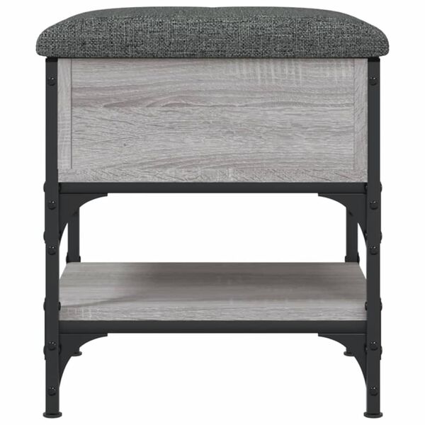 vidaXL Παπουτσοθήκη Γκρι Sonoma 42x42x45 εκ. από Επεξεργασμένο Ξύλο