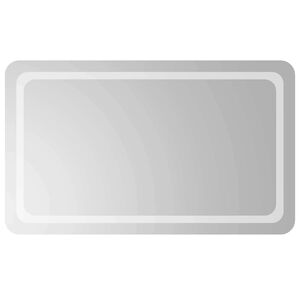 vidaXL &Kappa;&alpha;&theta;&rho;έ&phi;&tau;&eta;&sigmaf; &mu;&pi;ά&nu;&iota;&omicron;&upsilon; LED &Delta;&iota;&alpha;&phi;&alpha;&nu;έ&sigmaf; 100 x 60 cm &sigma;&kappa;&lambda;&eta;&rho;&upsilon;&mu;έ&nu;&omicron; &gamma;&upsilon;&alpha;&lambda;ί