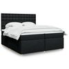 vidaXL &Kappa;&rho;&epsilon;&beta;ά&tau;&iota; Boxspring &mu;&epsilon; &Sigma;&tau;&rho;ώ&mu;&alpha; &Mu;&alpha;ύ&rho;&omicron; 200x200 &epsilon;&kappa;. &Upsilon;&phi;&alpha;&sigma;&mu;ά&tau;&iota;&nu;&omicron;