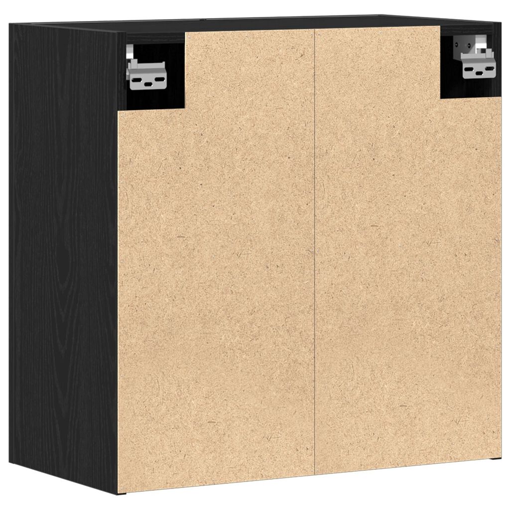 vidaXL ντουλάπι τοίχου Μαύρη Δρυός 60x31x60 εκ Επεξεργασμένο Ξύλο