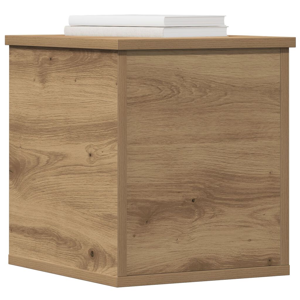 vidaXL Κουτί Αποθήκευσης Artisan Oak 30x35x35 εκ, Φτιαγμένο από Επεξεργασμένο Ξύλο