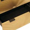vidaXL Πλαϊνό γραφείο 2 pcs Μαύρο και Χρυσό 60 x 33 x 75 cm