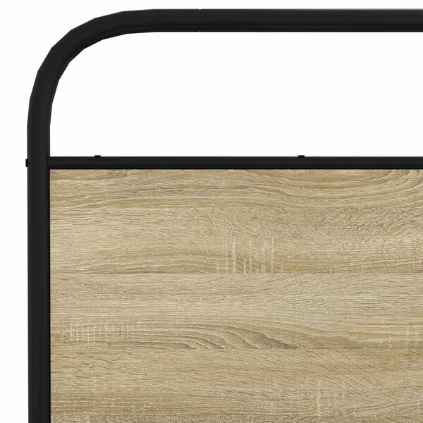 vidaXL Πλαίσιο Κρεβατιού Χωρ. Στρώμα Sonoma Δρυς 160x200 εκ. Επ. Ξύλο