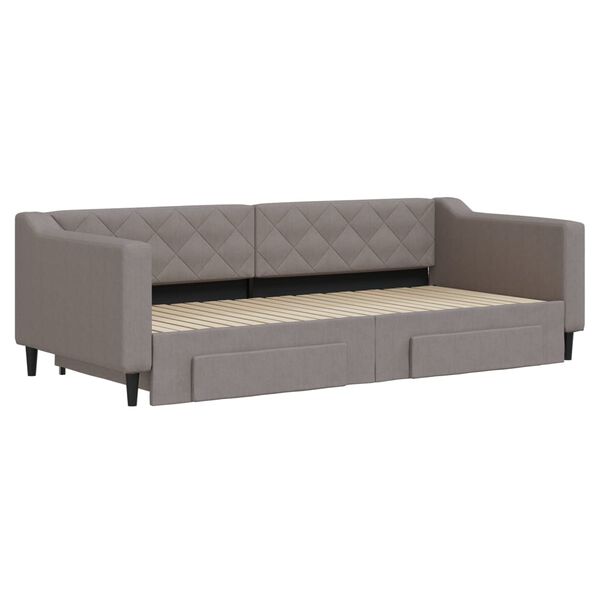 vidaXL &Kappa;&alpha;&nu;&alpha;&pi;έ&sigmaf; &Kappa;&rho;&epsilon;&beta;ά&tau;&iota; &Sigma;&upsilon;&rho;ό&mu;&epsilon;&nu;&omicron;&sigmaf; Taupe 90x200 &epsilon;&kappa;. Ύ&phi;&alpha;&sigma;&mu;&alpha; & &Sigma;&upsilon;&rho;&tau;ά&rho;&iota;&alpha;