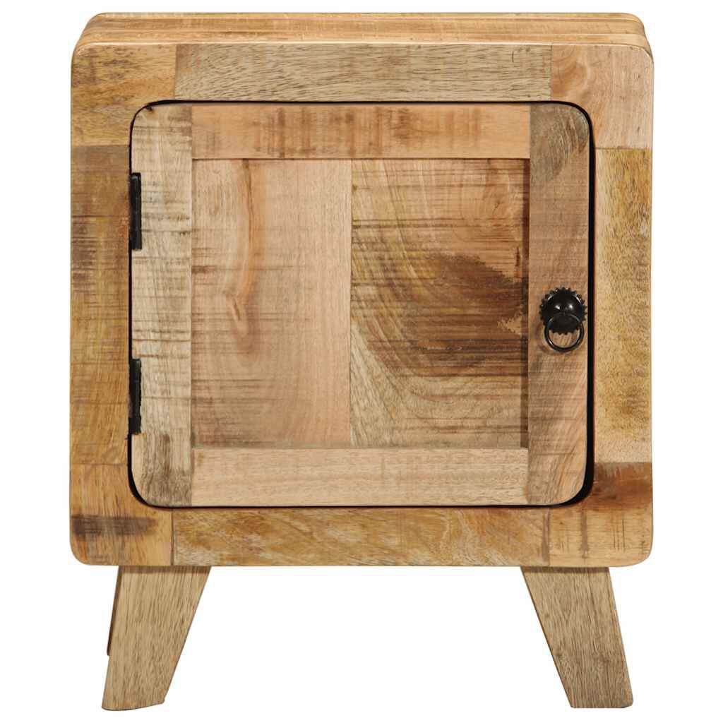 vidaXL Κομοδίνο 2 τεμάχια 40x32x46 cm Στερεό ξύλο Rough Mango