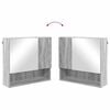 vidaXL Σετ Επίπλων Μπάνιου με πόρτα 4 pcs Γκρι sonoma 61 x 35 x 64 εκ.