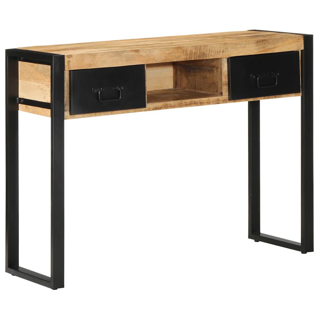 vidaXL Τραπέζι κονσόλας 100x35x75 cm Στερεό ακατέργαστο ξύλο Mango
