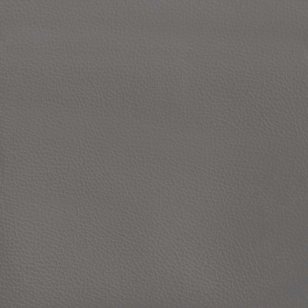vidaXL Κρεβάτι Boxspring με Στρώμα Γκρι 160x200εκ. από Συνθετικό Δέρμα