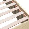 vidaXL Πλαίσιο Κρεβατιού Sonoma Δρυς 150x200 εκ. Επεξεργασμένο Ξύλο