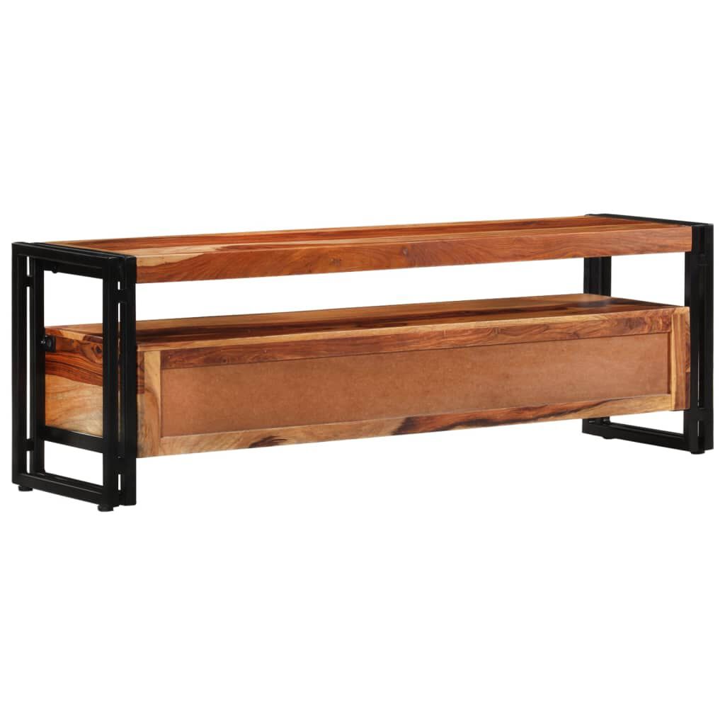 vidaXL Έπιπλο Τηλεόρασης 120 x 30 x 40 εκ. από Μασίφ Ξύλο Sheesham