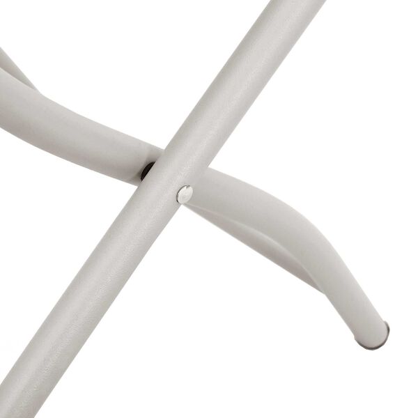 vidaXL Πτυσσόμενη Καρέκλα Κήπου 2 pcs Μπεζ 55 x 56.5 x 91εκ Ατσάλι
