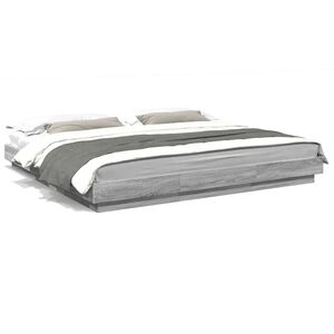 vidaXL &Pi;&lambda;&alpha;ί&sigma;&iota;&omicron; &Kappa;&rho;&epsilon;&beta;&alpha;&tau;&iota;&omicron;ύ &Gamma;&kappa;&rho;&iota; Sonoma 200x200 &epsilon;&kappa;. &Epsilon;&pi;&epsilon;&xi;&epsilon;&rho;&gamma;&alpha;&sigma;&mu;έ&nu;&omicron; &Xi;ύ&lambda;&omicron;