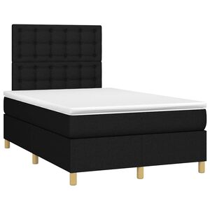 vidaXL &Kappa;&rho;&epsilon;&beta;ά&tau;&iota; Boxspring &mu;&epsilon; &Sigma;&tau;&rho;ώ&mu;&alpha; &Mu;&alpha;ύ&rho;&omicron; 120x190 &epsilon;&kappa;. &Upsilon;&phi;&alpha;&sigma;&mu;ά&tau;&iota;&nu;&omicron;