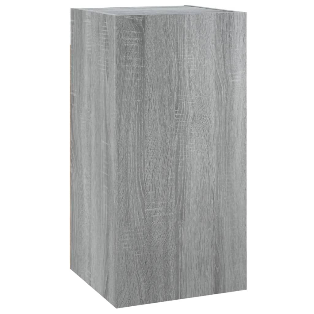 vidaXL Έπιπλα Τηλεόρασης 2 τεμ. Γκρι Sonoma 30,5x30x60 εκ. Επεξ. Ξύλο