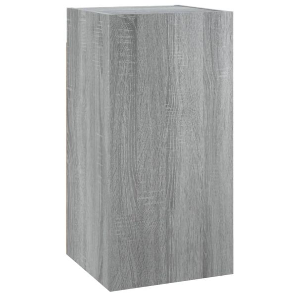 vidaXL Έπιπλα Τηλεόρασης 2 τεμ. Γκρι Sonoma 30,5x30x60 εκ. Επεξ. Ξύλο